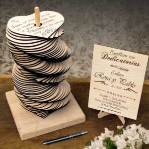 esculturas para firmas con siluetas de corazon